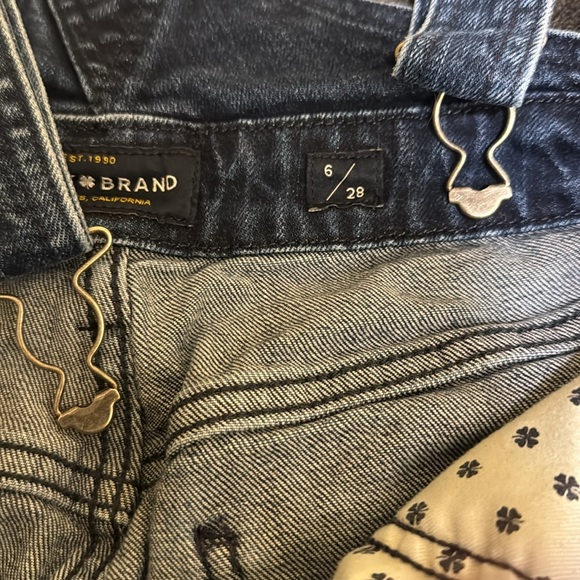 Lucky Brand Bridget Crop Flare Overall - Picture 7 of 8